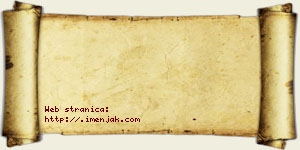 Janoš Vitkovčanin vizit kartica